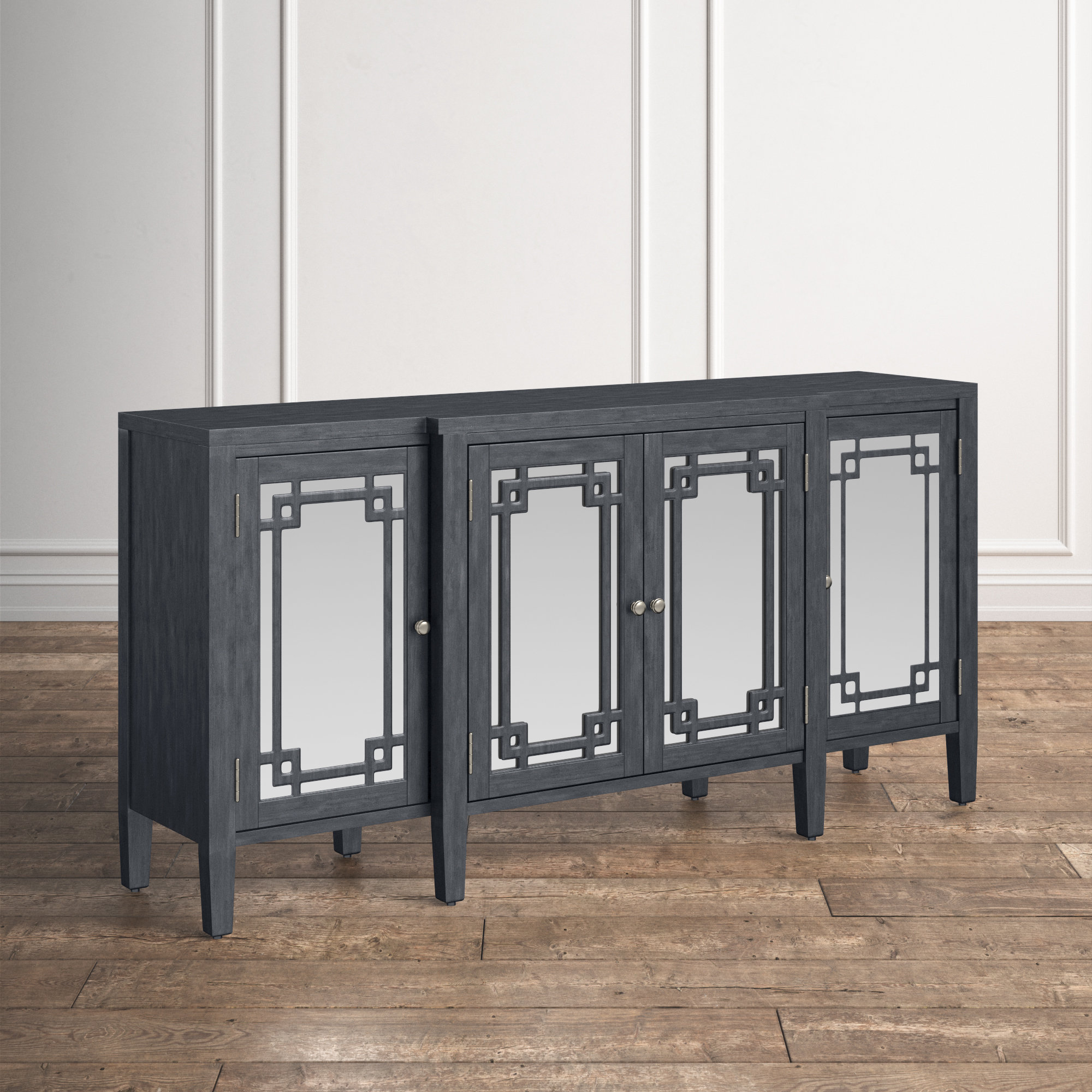 Kelly Clarkson Home Amelie 72" Mirrored Sideboard & Reviews Wayfair